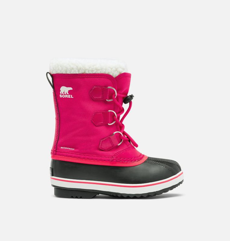 Botas Nieve Sorel Niños - Youth Yoot Pac™ Nylon Rosas/Negras - 86953-NAGH